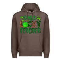 Coffee one lucky teacher Premium Hoodie - Artiststas