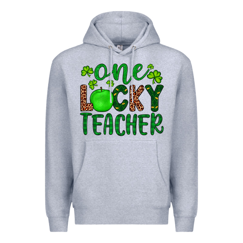 One Lucky Teacher Premium Hoodie by Artiststas | Teevron