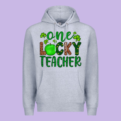 One Lucky Teacher Premium Hoodie Designed By Artiststas