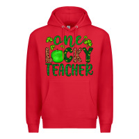 Red one lucky teacher Premium Hoodie - Artiststas