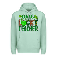 Seafoam one lucky teacher Premium Hoodie - Artiststas