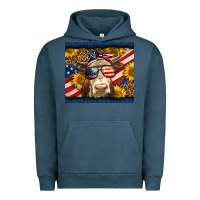 Western 4th Of July Cow Urban Hoodie | Teevron
