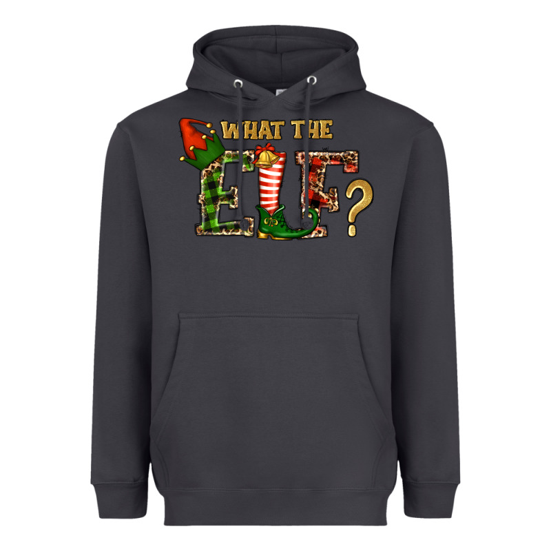 Whar The Elf  Christmas Heavyweight Hoodie by RanaPortraitStore | Teevron