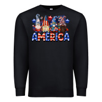 Black America gnomes 4th of July Premium Sweatshirt - CowGirlArtShop