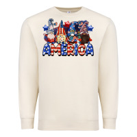 Sandshell America gnomes 4th of July Premium Sweatshirt - CowGirlArtShop