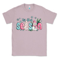 Lilac tis the season snowman and christmas cake Classic Tee - MaliasSmallBusiness