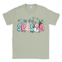 Matcha tis the season snowman and christmas cake Classic Tee - MaliasSmallBusiness