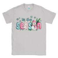Moon Dust tis the season snowman and christmas cake Classic Tee - MaliasSmallBusiness