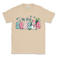 Mushroom tis the season snowman and christmas cake Classic Tee - MaliasSmallBusiness