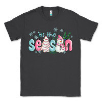 Smoke tis the season snowman and christmas cake Classic Tee - MaliasSmallBusiness