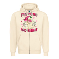 Sandshell stay merry and bright Zipper Hoodie - MaliasSmallBusiness