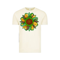 Vintage Arctic st patricks sunflower with leopard  shamrock and glitter Vintage Tee - Artiststas