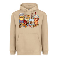 Mushroom bakery coffee cups Heavyweight Hoodie - Zillion Design Studio