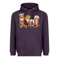 Plum bakery coffee cups Heavyweight Hoodie - Zillion Design Studio