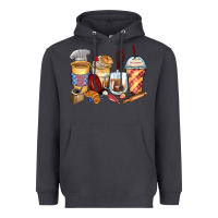 Smoke bakery coffee cups Heavyweight Hoodie - Zillion Design Studio