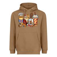 Toasted Coconut bakery coffee cups Heavyweight Hoodie - Zillion Design Studio