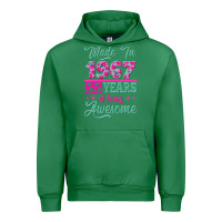 Emerald made in 1967, 55 years of being awesome Urban Hoodie - Jasminsmagicworld