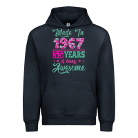 Navy made in 1967, 55 years of being awesome Urban Hoodie - Jasminsmagicworld