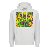 Dove Grey mardi gras queen Premium Hoodie - Artiststas