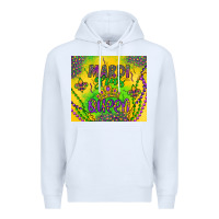 White mardi gras queen Premium Hoodie - Artiststas