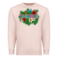 Pale Pink summer Premium Sweatshirt - SublimationCraftShop