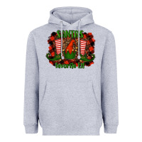 Heather Grey santa's favorite elf Heavyweight Hoodie - RanaPortraitStore