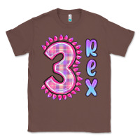 Chestnut 3 rex pink dinosaur Classic Tee - MaliasSmallBusiness