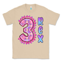 Mushroom 3 rex pink dinosaur Classic Tee - MaliasSmallBusiness
