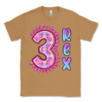 Toasted Coconut 3 rex pink dinosaur Classic Tee - MaliasSmallBusiness