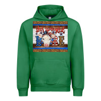 Emerald Western Star Spangled Baby Cow Urban Hoodie - LillyAllenDesigns