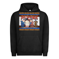 Pigment Black Western Star Spangled Baby Cow Urban Hoodie - LillyAllenDesigns
