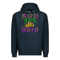 Navy mardi gras queen Premium Hoodie - Artiststas