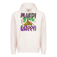 Pale Pink mardi gras queen Premium Hoodie - Artiststas