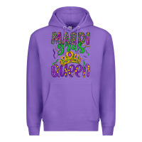 Purple mardi gras queen Premium Hoodie - Artiststas