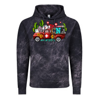 Cloud Black cna nurse truck with cactus and sunflowers Vintage Hoodie - AdoDesignShop