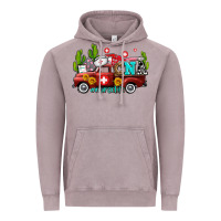 Vintage Zinc cna nurse truck with cactus and sunflowers Vintage Hoodie - AdoDesignShop