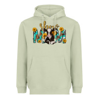 Matcha show mom with cow mothers day Heavyweight Hoodie - texasbilliewilder