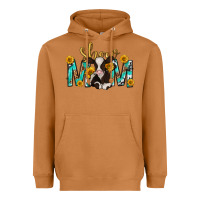 Meerkat show mom with cow mothers day Heavyweight Hoodie - texasbilliewilder
