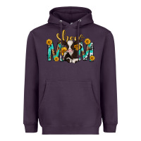 Plum show mom with cow mothers day Heavyweight Hoodie - texasbilliewilder