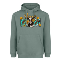 Sage show mom with cow mothers day Heavyweight Hoodie - texasbilliewilder