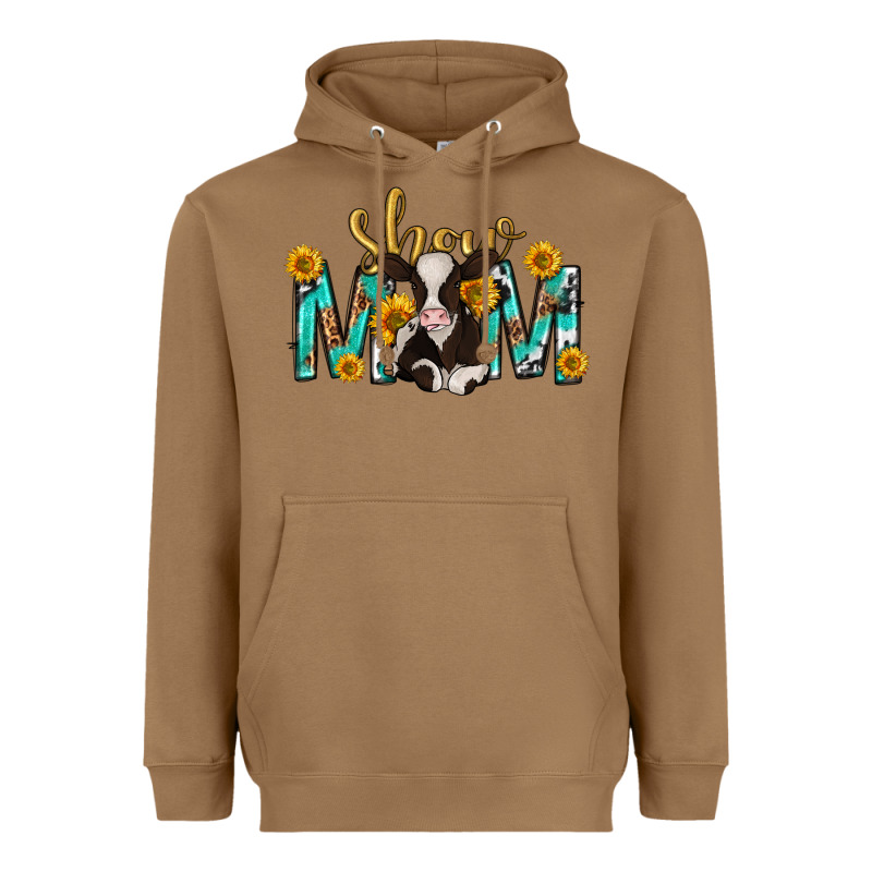 Show Mom With Cow Mothers Day Heavyweight Hoodie by texasbilliewilder | Teevron