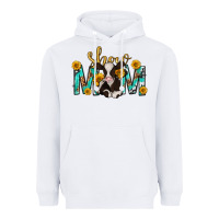 White show mom with cow mothers day Heavyweight Hoodie - texasbilliewilder