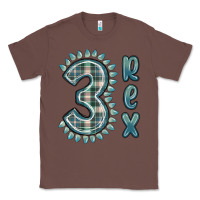 Chestnut 3 rex green dinosaur Classic Tee - MaliasSmallBusiness