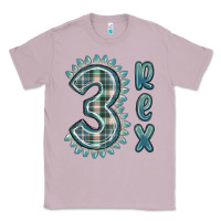 Lilac 3 rex green dinosaur Classic Tee - MaliasSmallBusiness