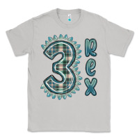 Moon Dust 3 rex green dinosaur Classic Tee - MaliasSmallBusiness