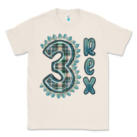 Natural 3 rex green dinosaur Classic Tee - MaliasSmallBusiness
