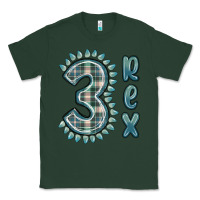 Sports Green 3 rex green dinosaur Classic Tee - MaliasSmallBusiness