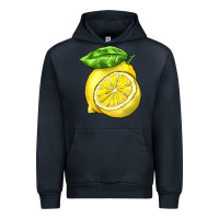 Navy lemon Urban Hoodie - BarkalooDesign