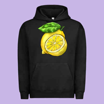 Lemon Urban Hoodie Designed By Barkaloodesign