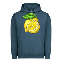 Pigment Midnight Navy lemon Urban Hoodie - BarkalooDesign